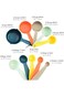 ALMEKAQUZ Measuring Cups and Spoons Set, 10 PCS Cute Measuring Cup Spoon Set, Plastic Measuring Cup