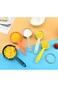 ALMEKAQUZ Measuring Cups and Spoons Set, 10 PCS Cute Measuring Cup Spoon Set, Plastic Measuring Cup