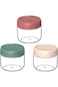 Khazna Cosmetic Jars, Overnight Oats Jars Container with Screw Lid Airtight, Condiment Salad Dressi