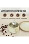 Goodern Coffee Cooling Ball,Espresso Frozen Ball,Stainless Steel Reusable Coffee Cooler,Ball Metal