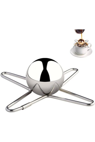 Goodern Coffee Cooling Ball,Espresso Frozen Ball,Stainless Steel Reusable Coffee Cooler,Ball Metal