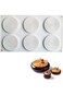 3D Silicone Tourbillon Mousse Mould, Reusable Non-Stick Chocolate &amp; Dessert Mold for Pastry, Cupcak