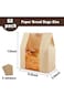60 pcs Paper Bread Bags for Homemade Bread, Paper Bakery Bag for Baked Food Packaging Storage, Larg