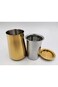 ComfZtar Coffee Sifter Sieve Fine Mesh Stainless Steel Container Pot Making Accessory (Gold Plating