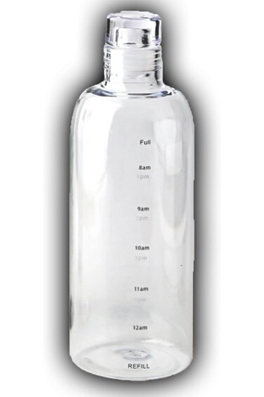 زجاجة مياه بلاستيكية شفافة للنساء والرجال بسعة كبيرة 700 مل للمنزل والمكتب والصالة الرياضية والحديقة