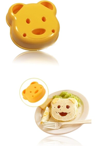 Sweet seven Create Adorable Sandwiches with Bread Shapers! Durable Bread Mold for Fun Parent-Child