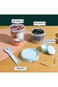 Salad Meal Shaker Cup Overnight Oats Containers with Spoon and Lid, Breakfast On The Go Cups, Porta
