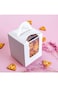 Chanskyu 25 Pcs Cupcakes Containers Gift Boxes with Window Inserts Handle for Wedding Candy Boxes (