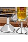 ALMEKAQUZ 6Pcs Stainless Steel Funnel, Large Small Funnel Set of 3, Food Grade Mini Funnels for Kit
