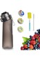 HOOKOR Sports Air Up Water Bottle,650ML Scent Water Cup with 3 Flavour Pods,Leak Proof Sports Water