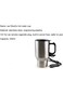 DLC Stainless Steel Car Electric Kettle (12V, 450ml, Silver)
