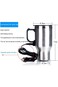 DLC Stainless Steel Car Electric Kettle (12V, 450ml, Silver)