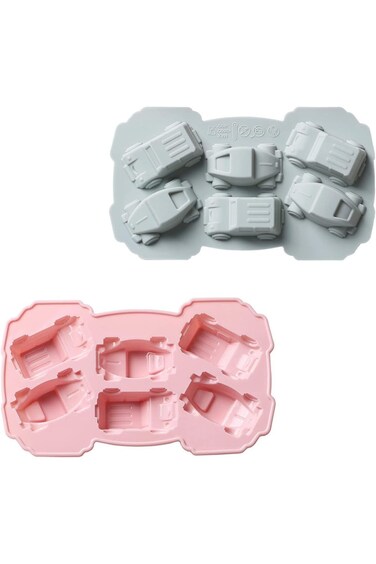 قوالب سيليكون سيارة من Tazweeq، قالب جيلي، قوالب حلوى الشوكولاتة على شكل سيارات ثلاثية الأبعاد، للأطفال اللطيفين