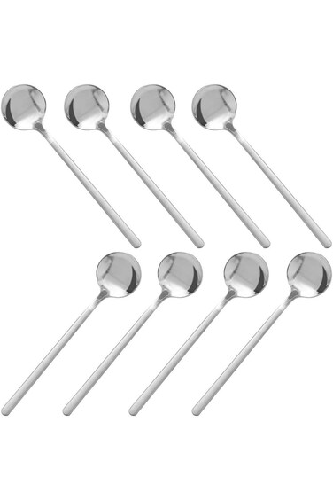 findTop Pack of 8, Stainless Steel Espresso Spoons, Mini Teaspoons Set for Coffee British Tea Desse