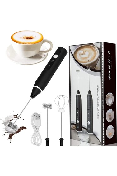 Electric Whisk, Handheld Milk Frothers USB Rechargeable,