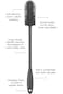 Oasisgalore Silicone Bottle Brush, Water Bottle Cleaner Brush with Long Handle, Perfect for Cleanin