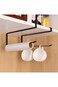 Oasisgalore 2PCS Paper Towel Holder Under Cabinet, Clip on Paper Towel Rack Under Cabinet Paper Rol