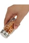 Excefore Retro Style Salt and Pepper Shakers, 2 oz Clear Glass Salt Shaker, with Stainless Steel Li