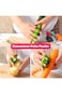 Mudder 4 Pieces Finger Vegetable Peeler Palm Peeler Kitchen Fruit Potato Peeler with Comfortable Ru