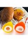 Tazweeq 4 PCS Silicone Egg Poacher Cups, Food-Grade, Non-Stick, BPA-Free for Microwave, Air Fryer,