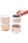 Tazweeq 3PCS Berry Keeper Container, Berry Storage Container for Fridge with Lids, Fruit Produce Sa