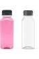 MFDSJ 10 Pcs 8 OZ Plastic Fillable Juice Bottles, Clear Bulk Beverage Containers, for milkshakes, J