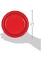 amscan Apple Red Plastic Plates 7in, 20pcs