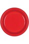 amscan Apple Red Plastic Plates 7in, 20pcs
