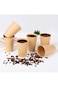 JAYEEY 100 Count 12 OZ Kraft paper cups Disposable Brown Paper Coffee Cups, Perfect for Hot Drink,