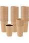 JAYEEY 100 Count 12 OZ Kraft paper cups Disposable Brown Paper Coffee Cups, Perfect for Hot Drink,