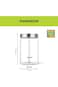 Borosil IDVGJRSS900 Glass Storage Jar with Lid (900ml, Transparent)