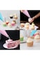 ALMEKAQUZ Piping Bags and Tips Set, 100Pcs 12 Inch Pastry Bags, Icing Bags Disposable for Cakes Dec