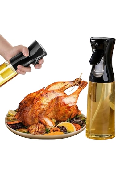 بخاخ زيت للطهي، رذاذ زيت الزيتون، زجاجة موزع رذاذ زيت المقلاة الهوائية، زيت طهي 300 مل