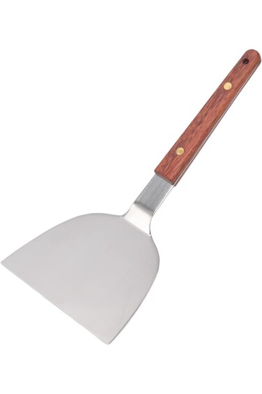 LJCM Grill Spatula, Multifunction Flexible Stainless Steel Beveled Burger Flipper for Home for Hamb