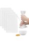Nut Milk Bags, 4 Pack Reusable Food Grade Nylon Mesh Strainer Bags for Almond Milk, Yogurt, Cheese,
