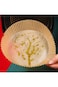 MIBRU Air fryer paper food plate liner brown16+4.5cm*50 (120g)