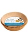 MIBRU Air fryer paper food plate liner brown16+4.5cm*50 (120g)