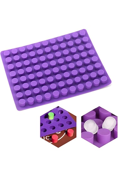 Tazweeq Silicone Ice Ball Mold Tray, Mini Round Cheese Cakes Molds, Baking Silicone Mold For Chocol