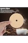 MAKINGTEC 200Pcs Disposable Coffee Paper Filter Unbleached Percolator Coffee Filters, 3.75In Dispos