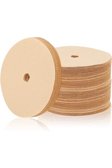 MAKINGTEC 200Pcs Disposable Coffee Paper Filter Unbleached Percolator Coffee Filters, 3.75In Dispos