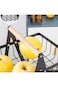 OctStory 3-Layer storage rack, Fruit Storage rack, Vegetable Rack, Bread Display Stand for Kitchen,