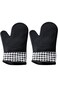 Lonimia 2PCS Oven Mitts, Anti Slip Silicone Oven Gloves, Kitchen Gloves, Heat Resistant Microwave O