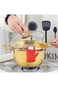 حامل ملاعق الطبخ اليدوية من ALMEKAQUZ، حامل غطاء الوعاء، مسند ملاعق المطبخ، سيليكون رائع للمطبخ