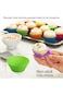 Erweicet 24Pcs Silicone 7cm Baking Cup Muffin Cup Thickened Silicone Cake Mold Color Puff Jelly Mol
