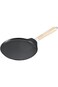 Parfait Heat Resistance Round Crepe Pan with Wooden Handle Black 24cm 31523-KE