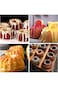 DELFINO Mini Bundt Cake Silicone Pan, Fluted Tube Cake Pans European Grade Non-Stick Fancy Molds fo