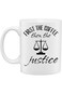 First The Coffee Then The Justice - Funny Judge Mug - White 11 Oz. Novelty Coffee Mug - Great Gift
