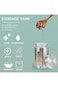 Stainless Steel Storage,Stainless Steel Glass Canisters,Kitchen Storage Jar,with Glass Window &amp; Air