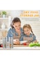 Stainless Steel Storage,Stainless Steel Glass Canisters,Kitchen Storage Jar,with Glass Window &amp; Air