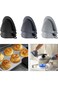 HIKPACKER 3 Pairs of Silicone Oven Gloves, Pot Holder Gloves, Mini Oven Gloves, Dishwasher Safe, Ov